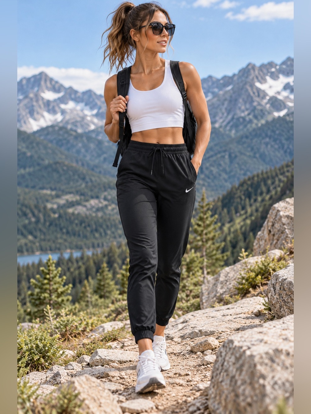 Nike Therma-FIT Joggers XS Black Athletic Athleisure Hiking Trail Sport Pants